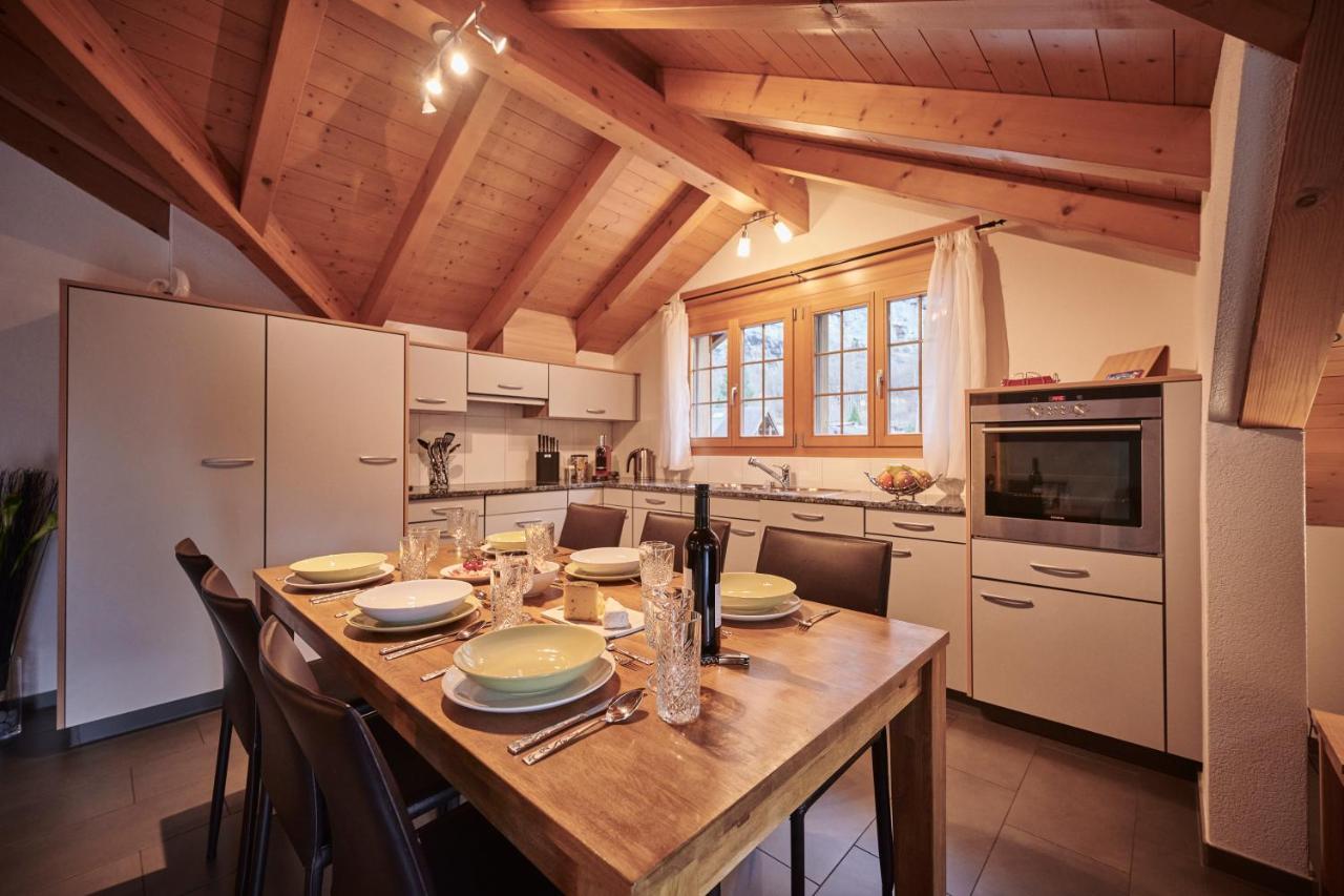 Apartment Staubbach, Best Views, Spacious, Family Friendly Lauterbrunnen Buitenkant foto